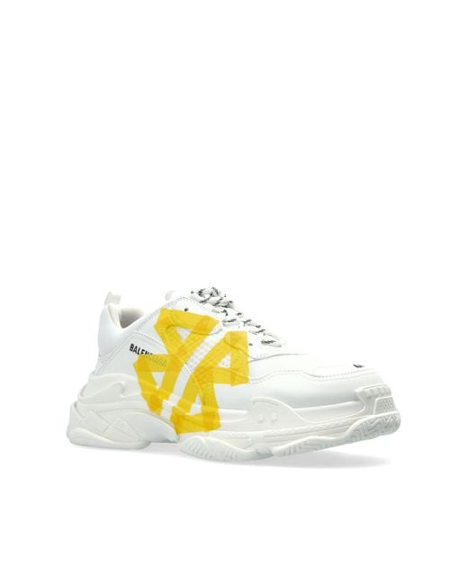 Balenciaga Yellow Sport Shoes Track for men