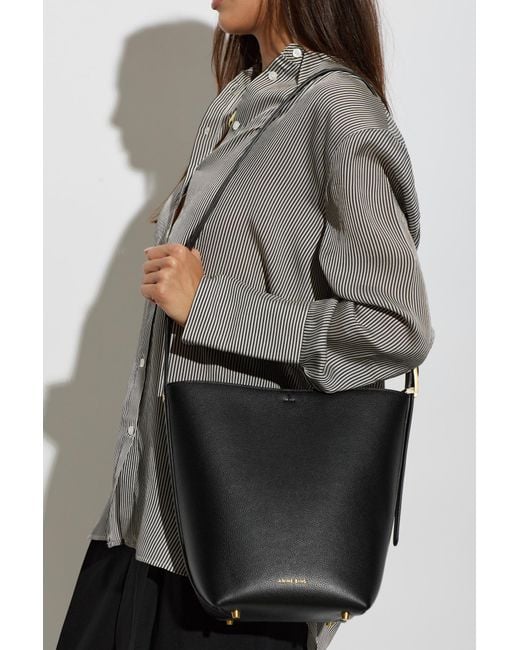 Anine Bing Black "Elly Medium" Bag