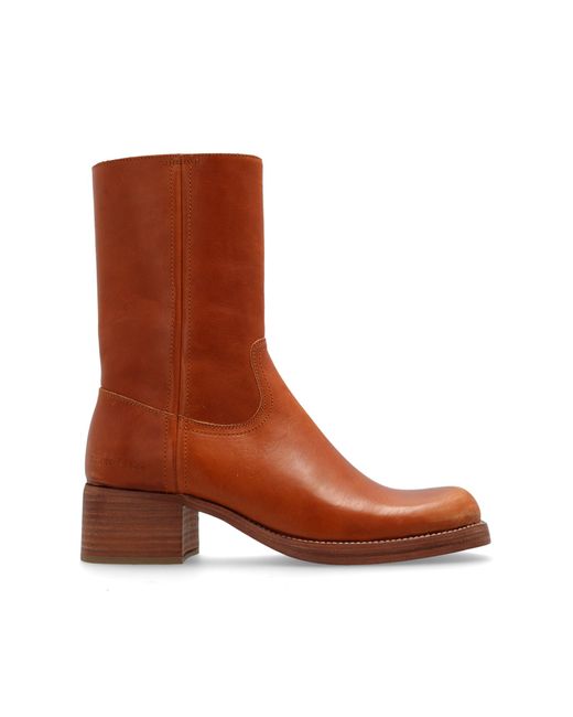 DSquared² Brown Leather Ankle Boots, for men