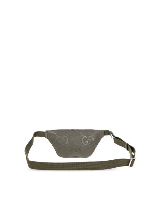 Gucci Green Jumbo GG Small Belt Bag for men