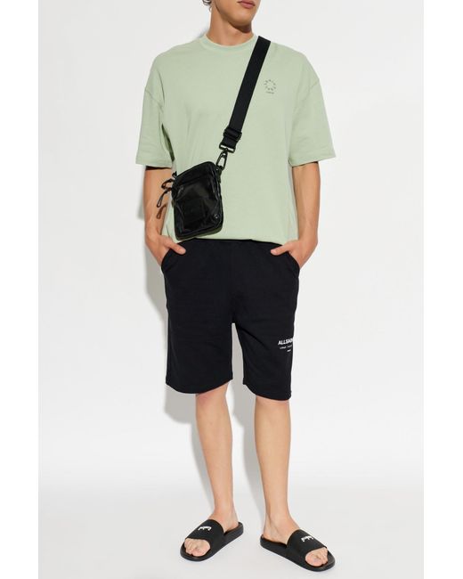 AllSaints Green T-Shirt "Haven" for men