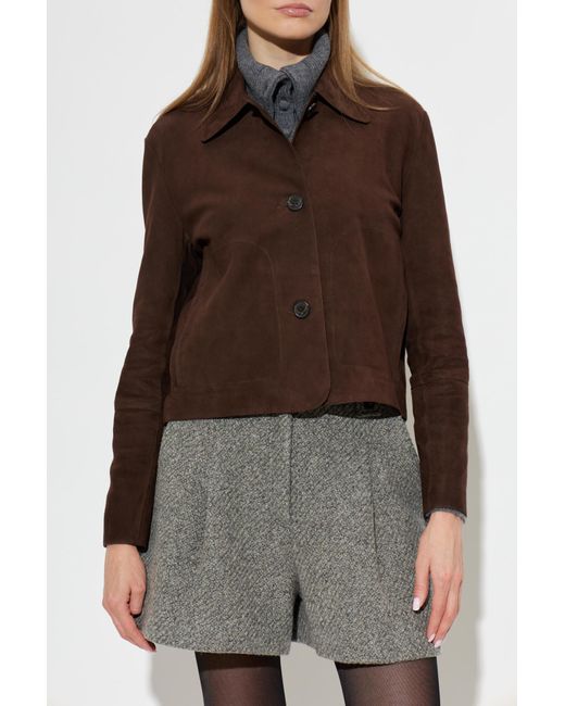 Arma Brown Suede Jacket 'Emy'