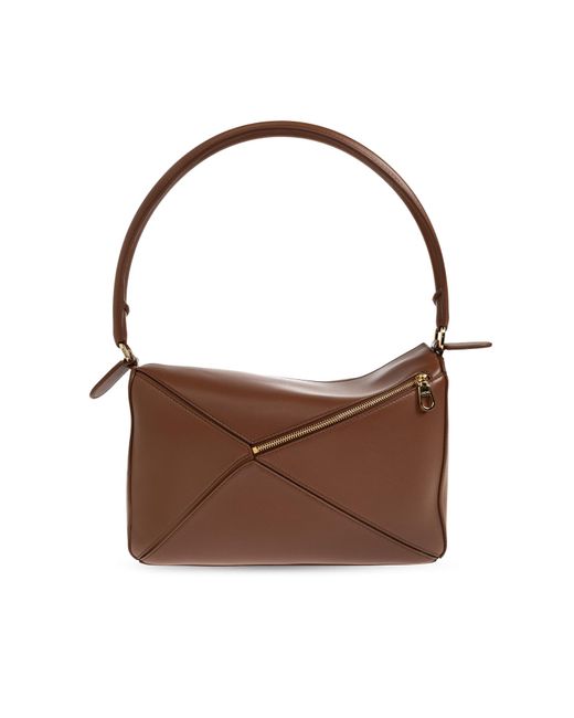 Loewe Brown Puzzle Medium Bag