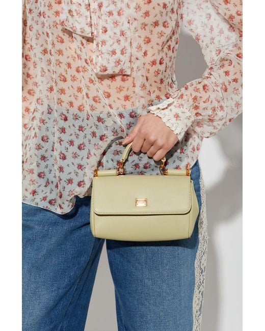 Dolce & Gabbana Metallic Handbag "My Sicily"