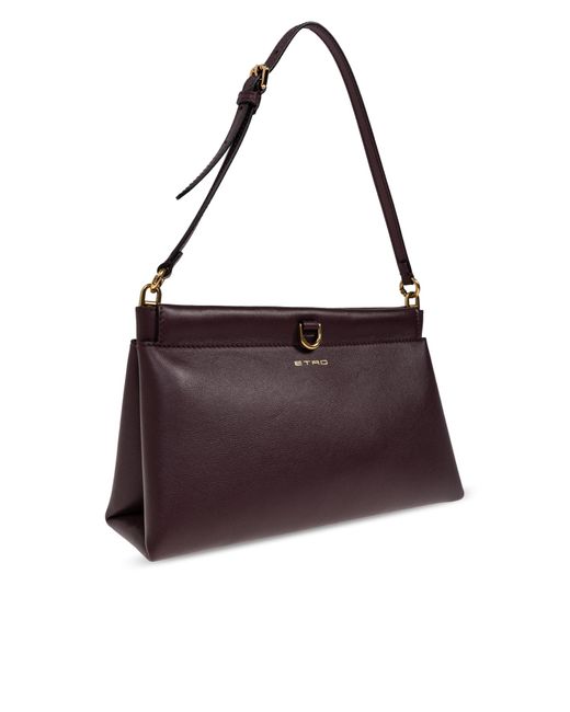 Etro Gray Shoulder Bag "Talk Mini"