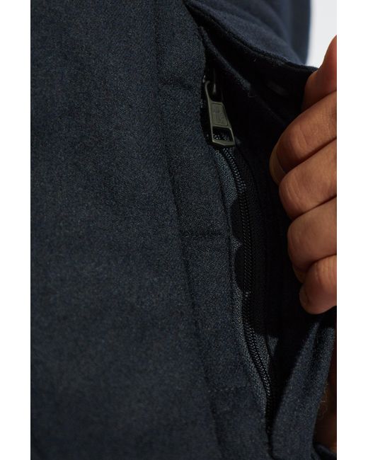 Moncler Blue Down Jacket Munt for men