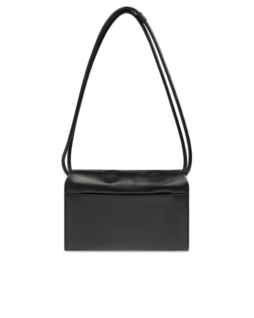 AMI Black Shoulder Bag for men