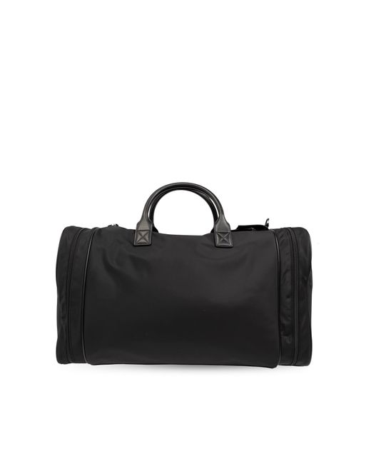 Emporio Armani Black Hand Luggage From The ‘Sustainability’ Collection for men