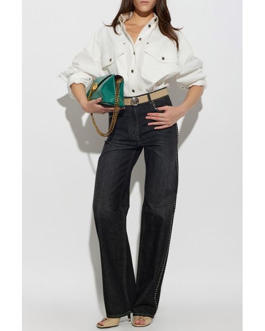 Versace White Loose-Fit Shirt