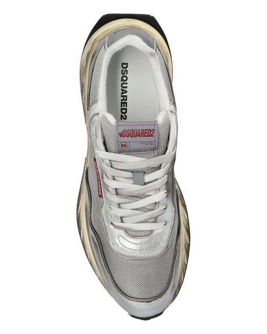 DSquared² Black Sneakers Sprinter for men