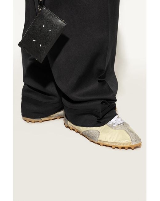 Maison Margiela Black Sports Shoes for men