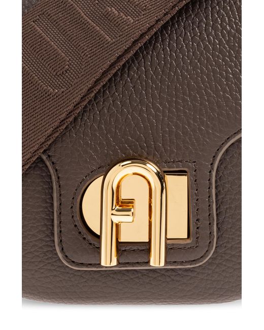 Furla Blue 'Lotus Mini' Shoulder Bag