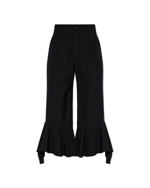 CDG by Comme des Garcons Black Wool Trousers