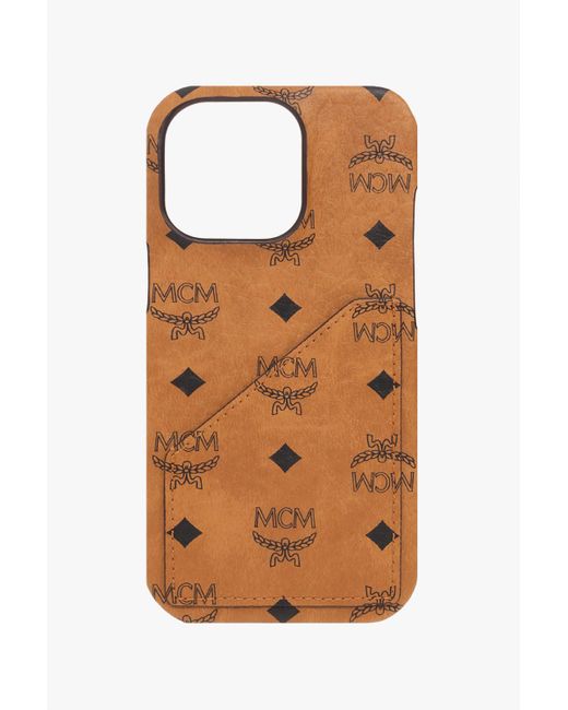 MCM Brown Iphone 13 Pro Case