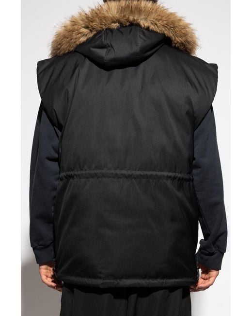 Balenciaga Black Reversible Vest for men