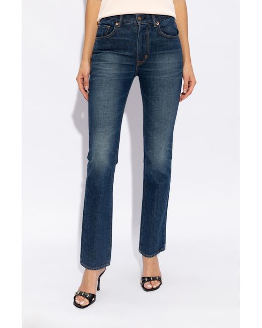 Tom Ford Blue Jeans With Logo,