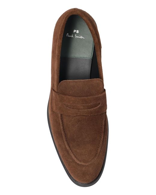 Paul Smith Brown Leather Loafers for men