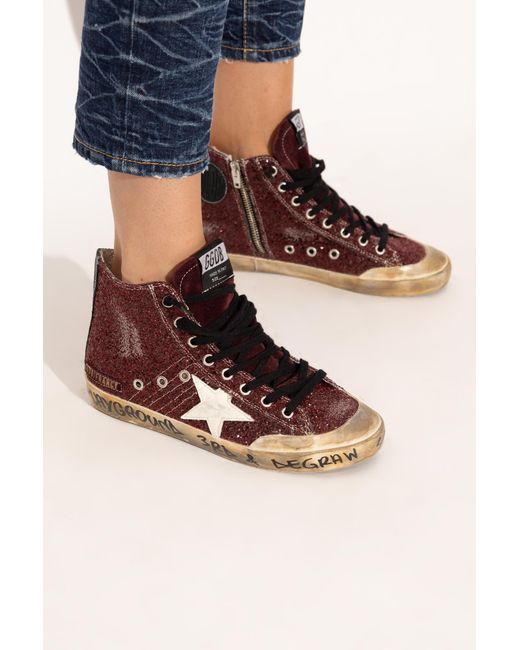 Golden Goose Deluxe Brand Brown 'Francy Penstar Classic' Sports Shoes