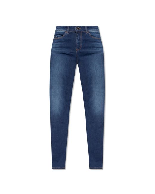 Emporio Armani Blue ‘J18’ Slim Fit Jeans