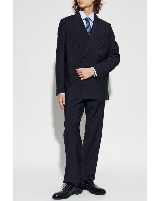 Paul Smith Blue Wool Suit for men