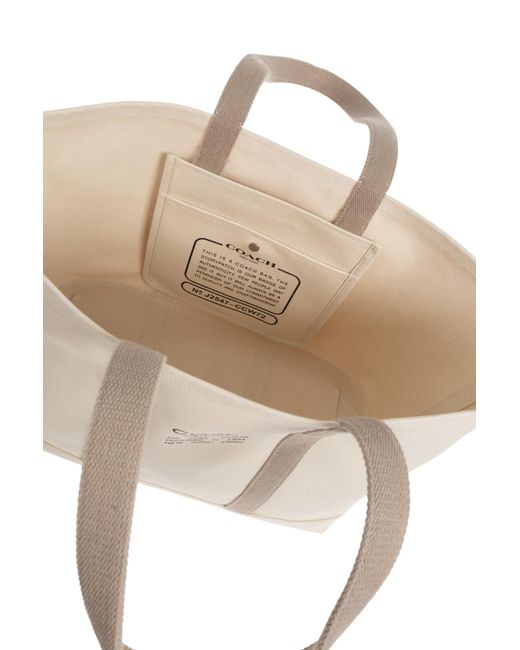 COACH Natural Shopper Bag