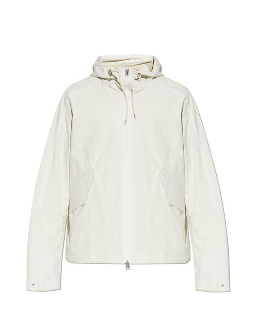 Moncler White 'Funes' Jacket for men