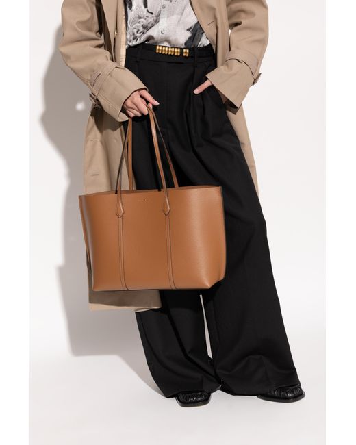 Tory Burch Brown Shopper Bag "Perry"