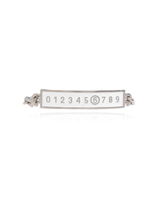 MM6 by Maison Martin Margiela White Brass Bracelet