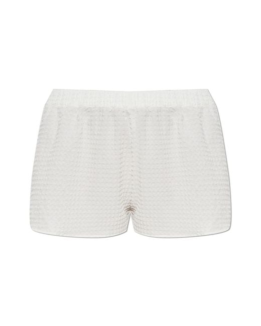 Hunza G White 'Resort' Shorts