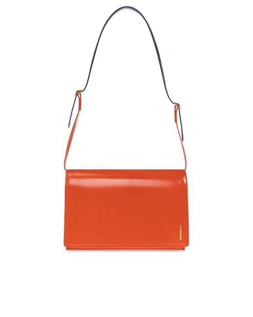 Jil Sander Orange File Small Bag