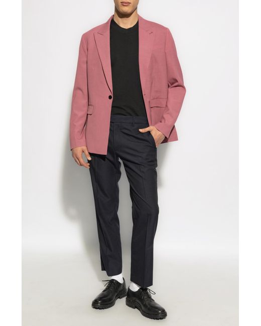 AllSaints Pink `Aura` Blazer for men