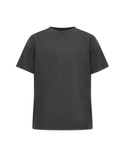 American Vintage Black Crew Neck T-Shirt for men