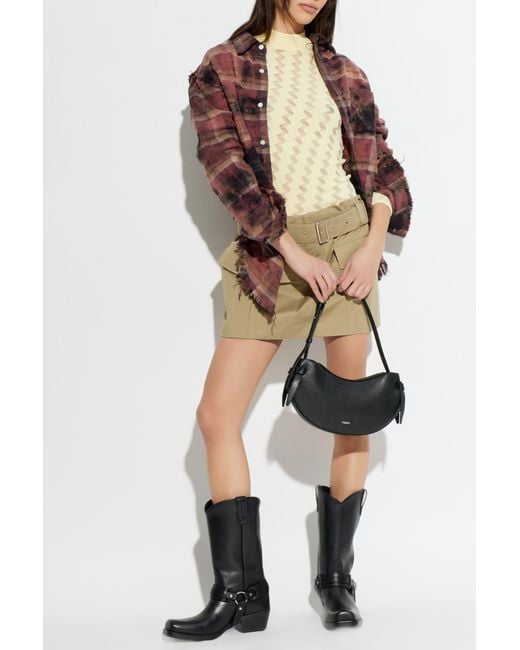 IRO Natural Short Skirt 'Inoa'