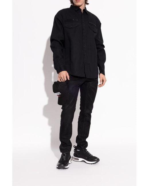 DSquared² Black 'Bubble' Sports Shoes for men