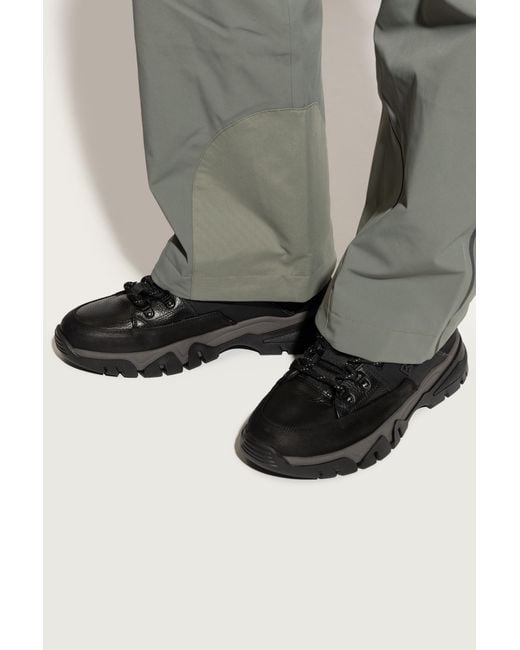 Bogner Black Ankle Boots "Mountain" for men