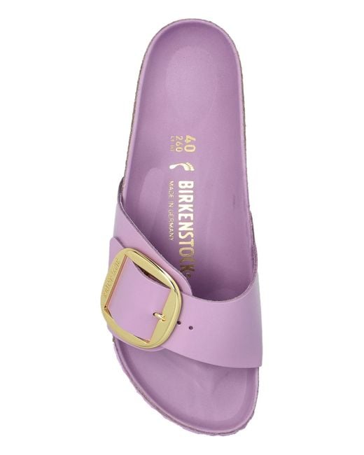 Birkenstock White Slippers 'Arizona Big Buckle'