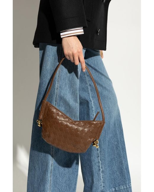 Bottega Veneta Blue Shoulder Bag 'Baby Solstice'