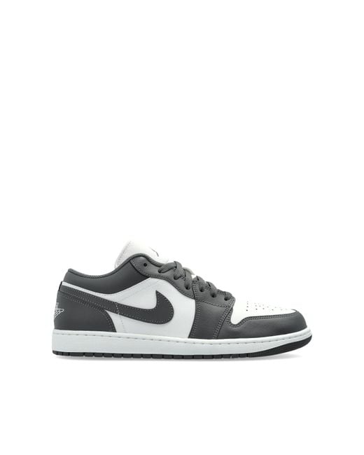 Nike White Sports Shoes "Air Jordan 1 Low" for men