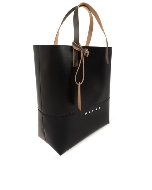 Marni Black Shopper Bag for men