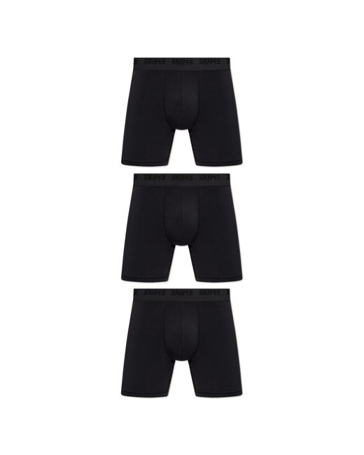 Skims Black Three-Pack Of Boxer Shorts for men