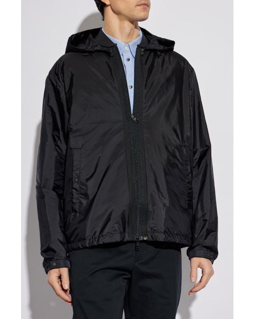 Moncler Black Jacket Sarrans for men