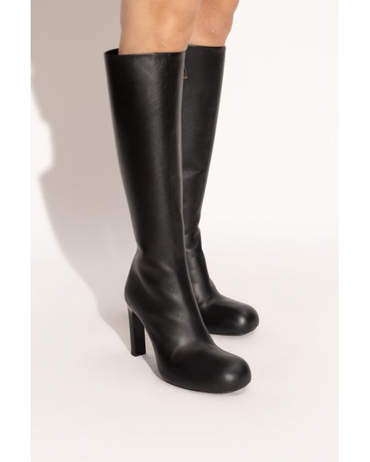 Balenciaga Black Leather Boots