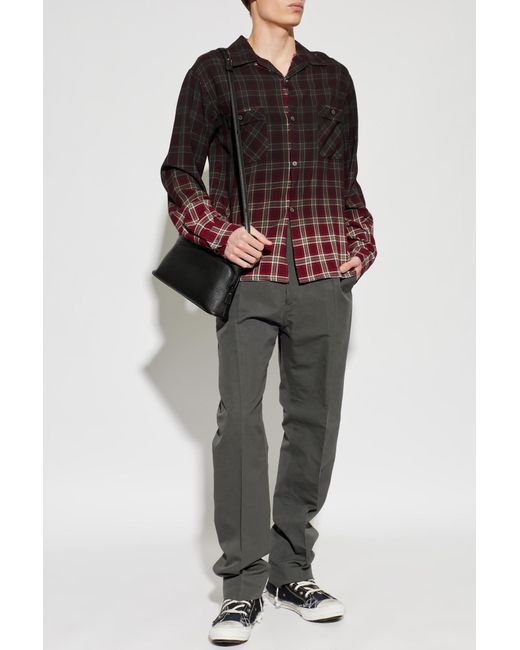 Maison Margiela Gray Cotton Trousers for men