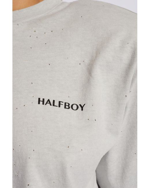 Halfboy White Oversize T-shirt,