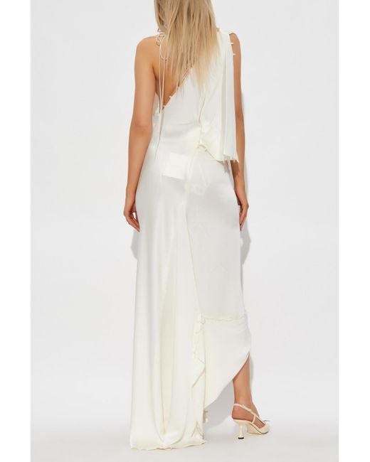 Victoria Beckham White Long Dress