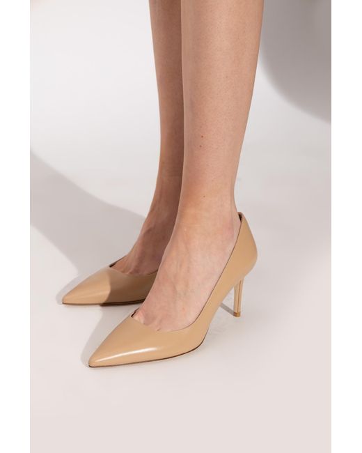 Stuart Weitzman White "Stuart Power" Stilettos
