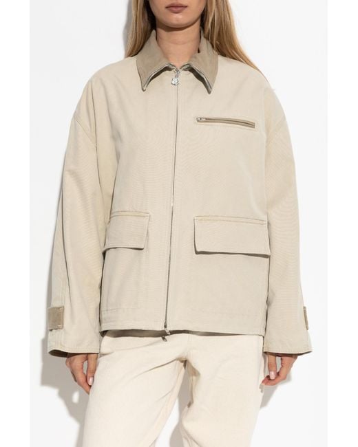 KENZO Natural Jacket With Collar