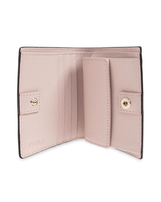 Furla Blue Wallet With Logo