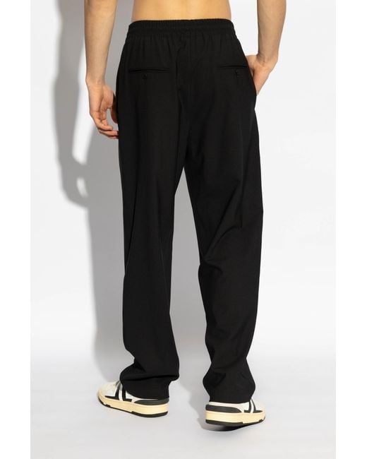 Isabel Marant Black Wool Trousers Nahili for men