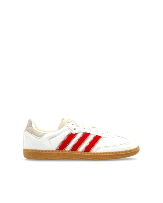 Adidas Originals Red "Samba Og W" Sports Shoes